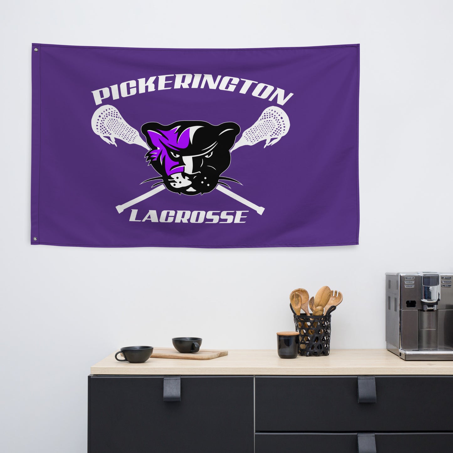 LaxCats Wall Flag