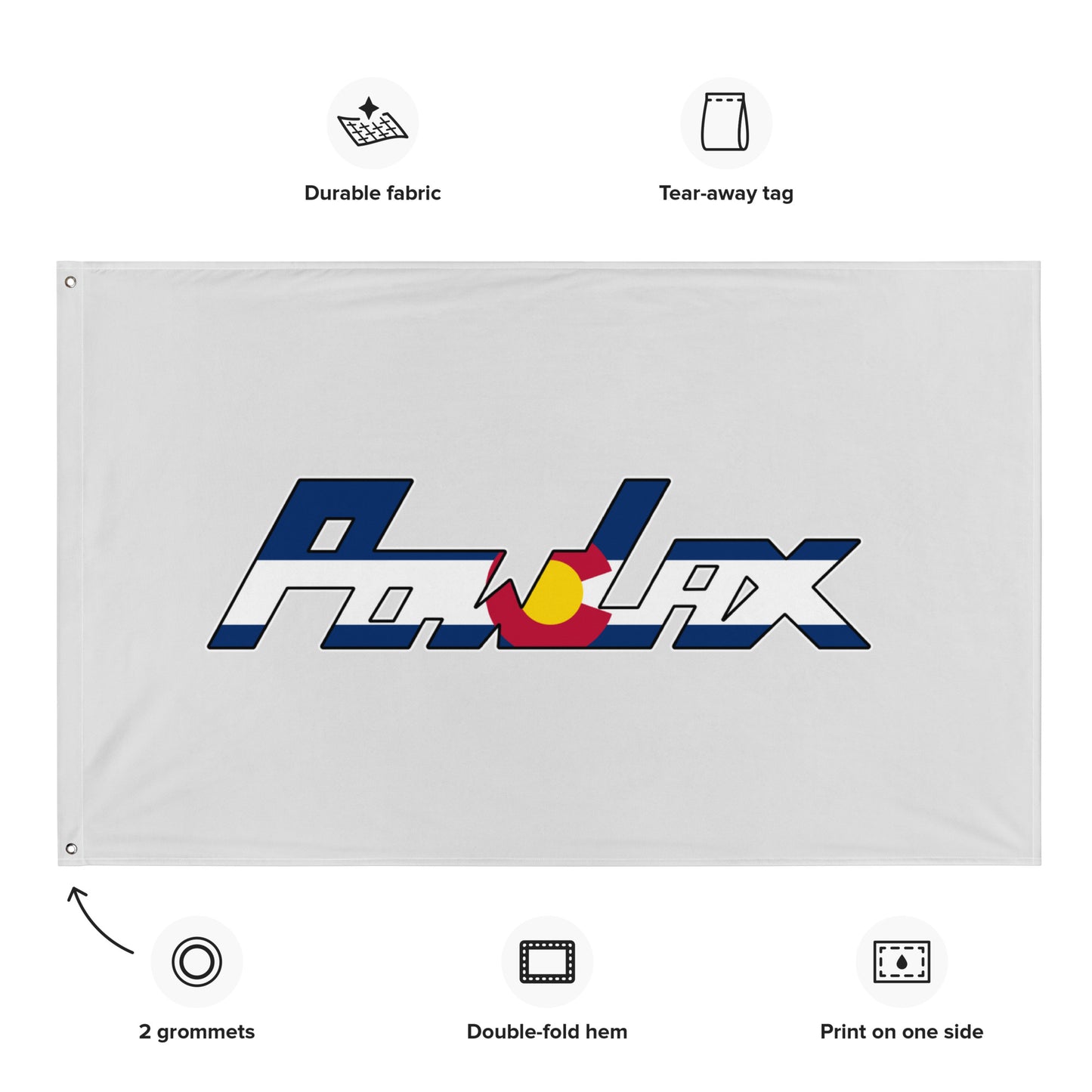 POWLAX Wall Flag