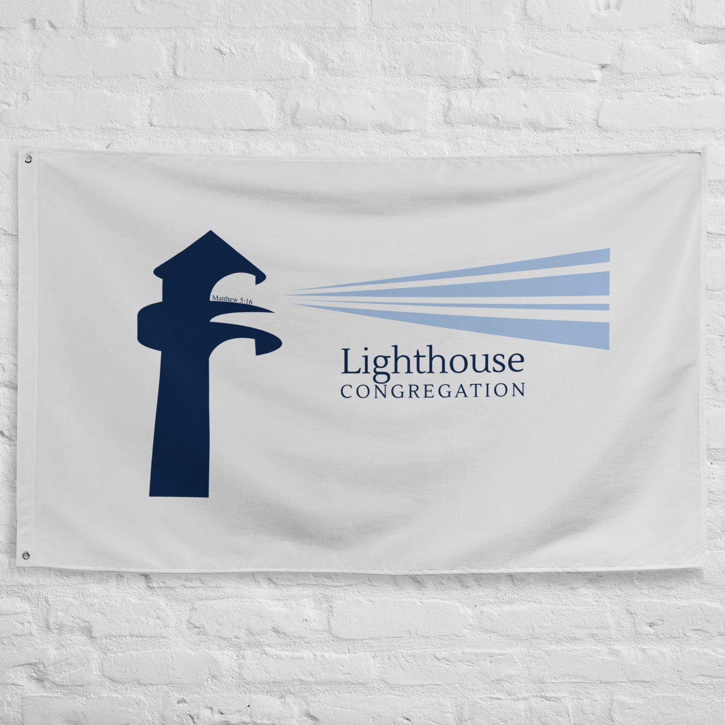 NCCP Lighthouse Wall Flag (1-Sided)