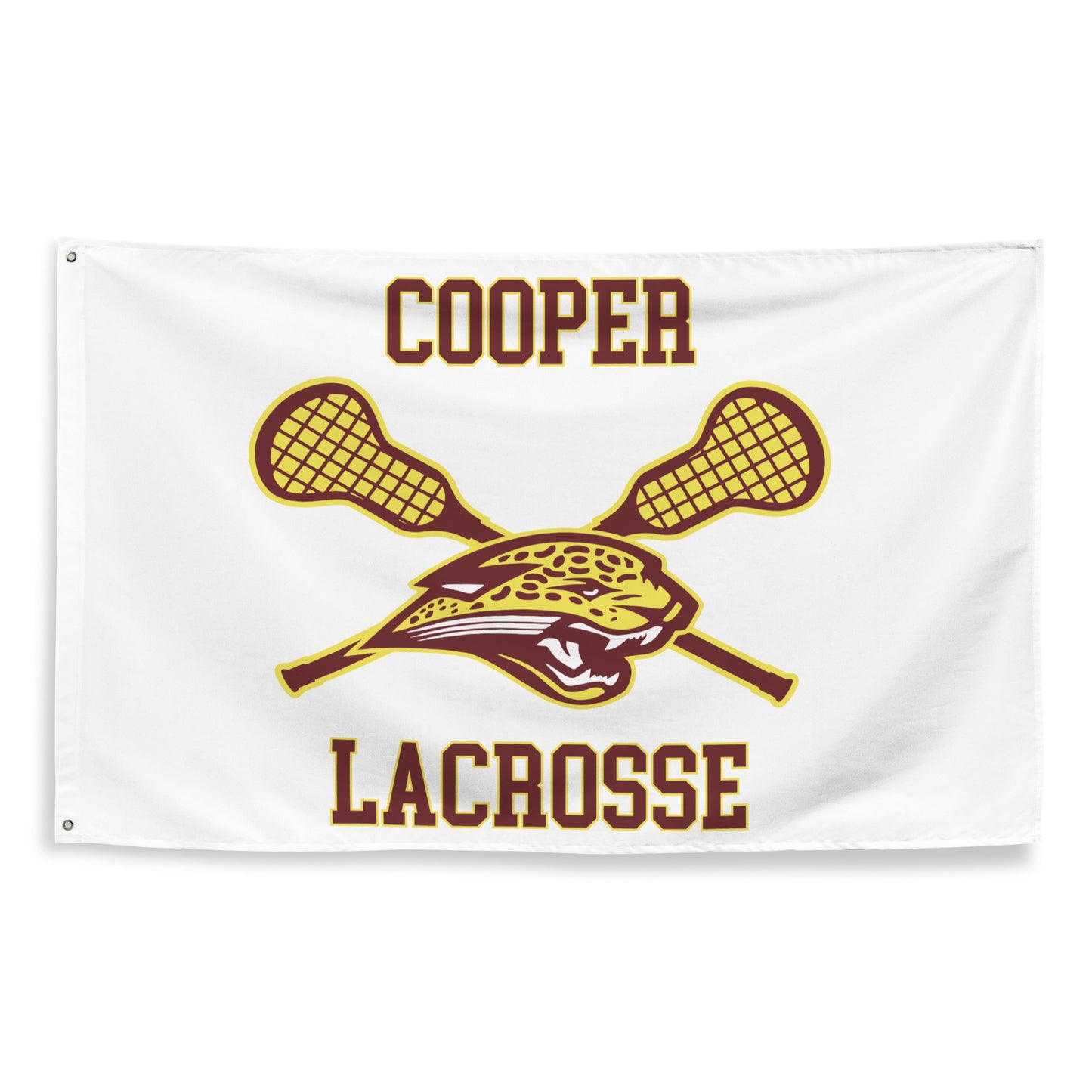 Cooper Lacrosse Wall Flag