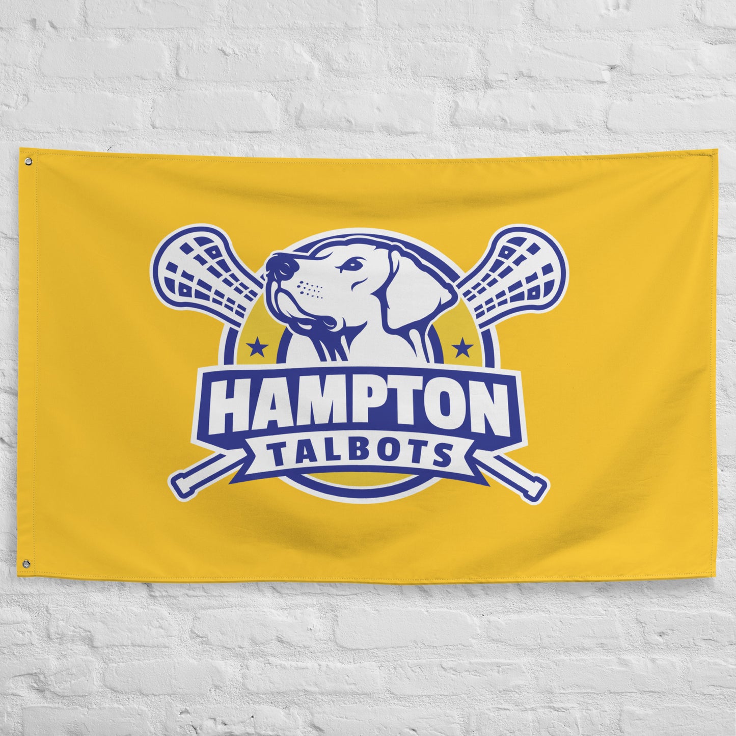 Hampton Lacrosse Wall Flag (1-Sided)