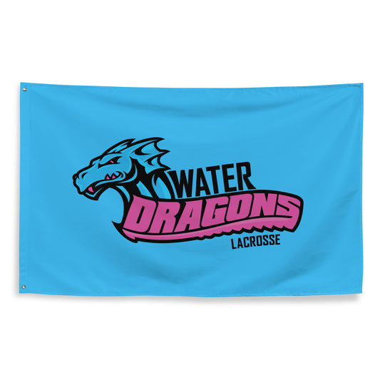 Water Dragons LC Wall Flag (1 sided)
