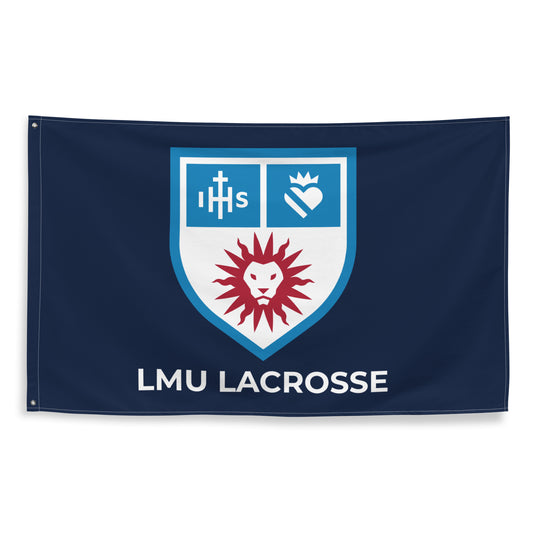 LMU Lacrosse Wall Flag (1-Sided)