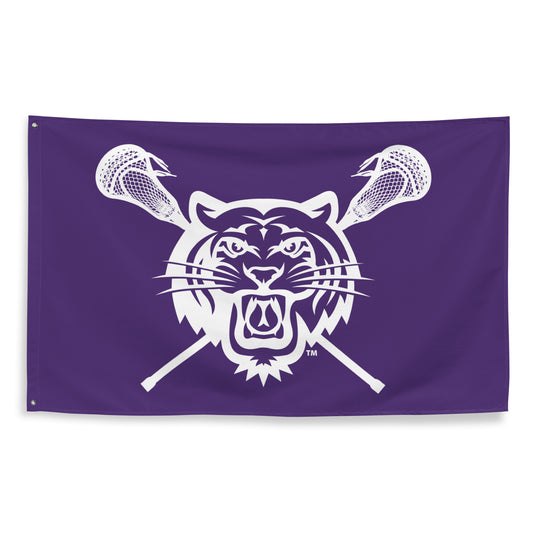 Tiger Lax Wall Flag (1 Sided)