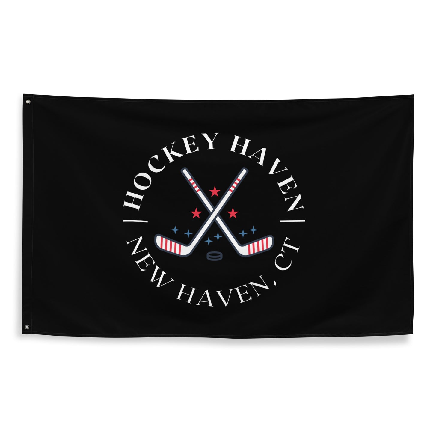 Hockey Haven Wall Flag (1 Sided)