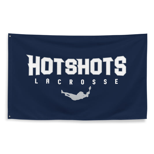 Hotshots Lacrosse Wall Flag (1 Sided)