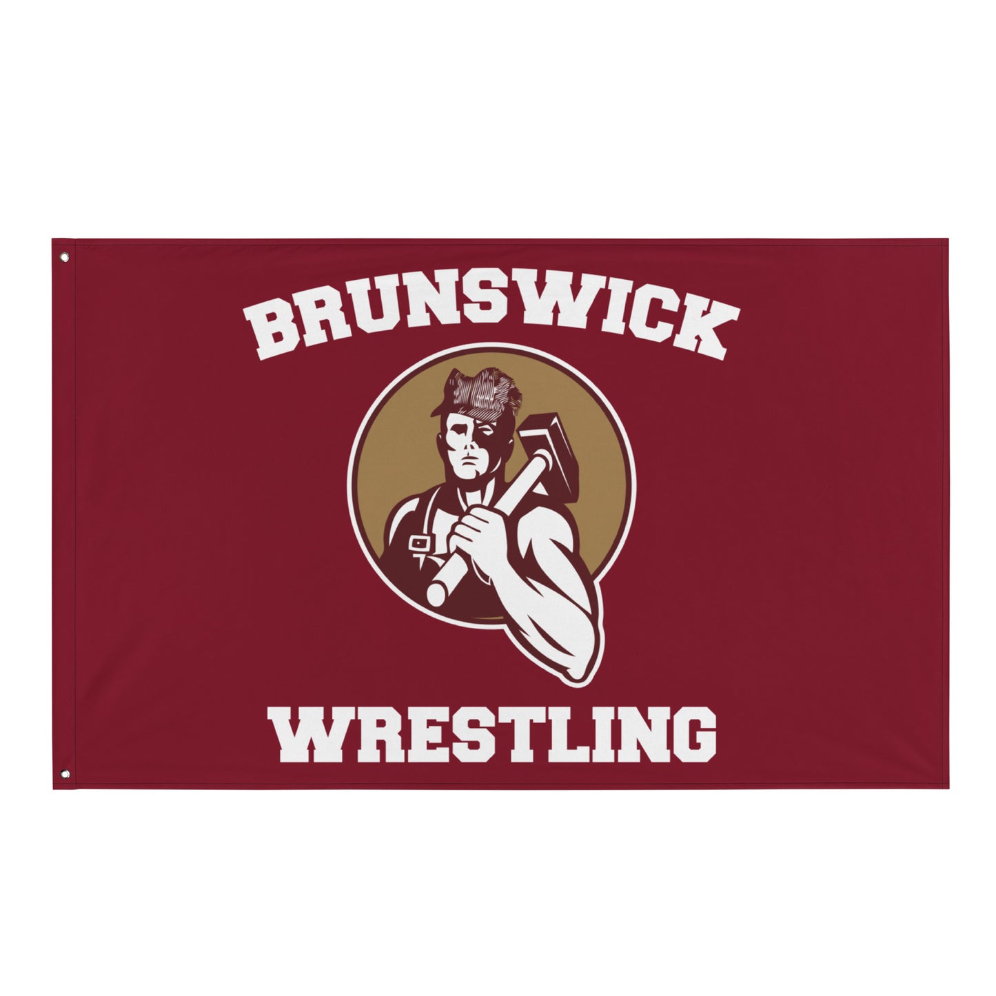 BJR Wrestling Wall Flag