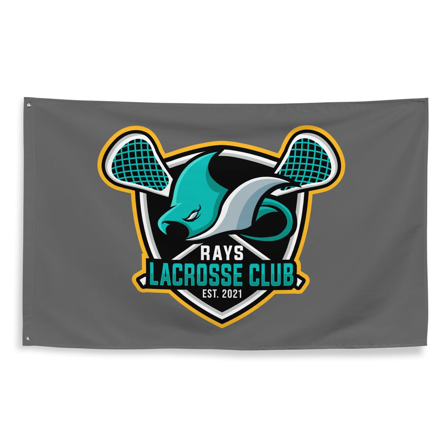 Rays Lacrosse Club Wall Flag (1 sided)