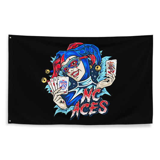 NC Aces Wall Flag (1 sided)