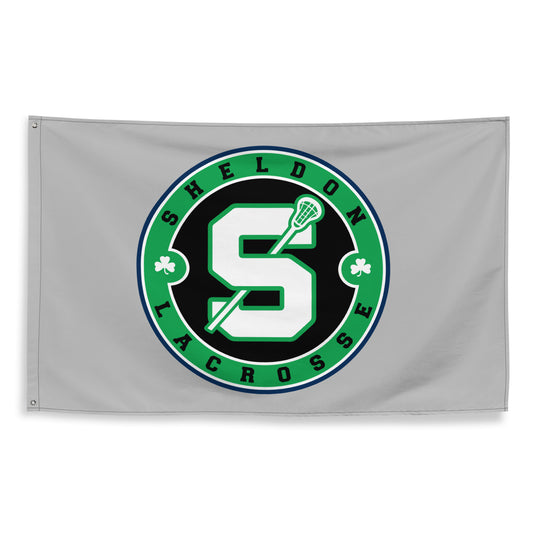 Sheldon Lacrosse Wall Flag (1 sided)