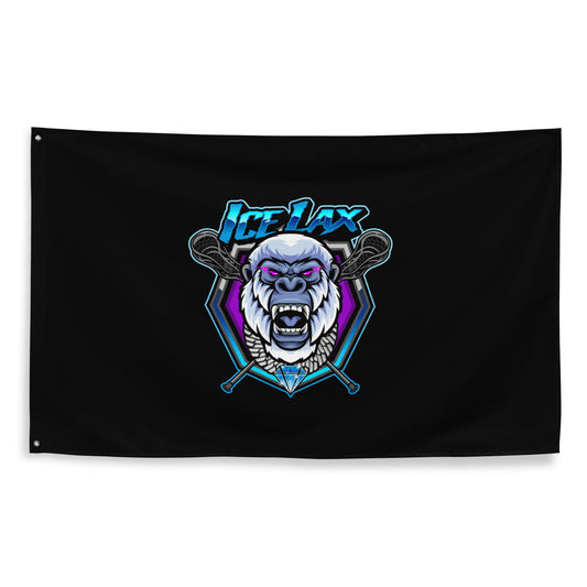 ICE LAX Wall Flag (1 sided)