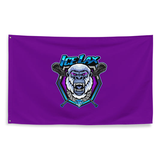 ICE LAX Wall Flag (1 sided)