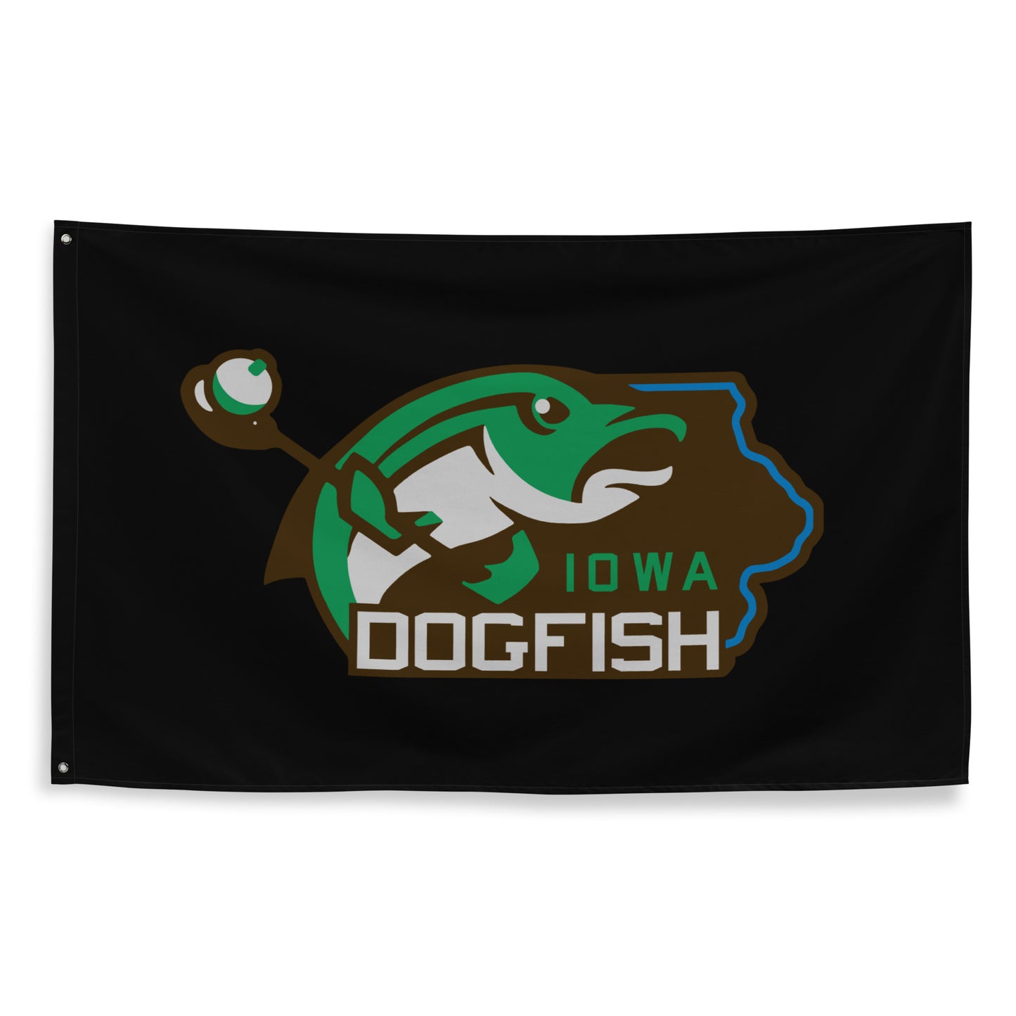 Iowa Dogfish Wall Flag (1 sided)