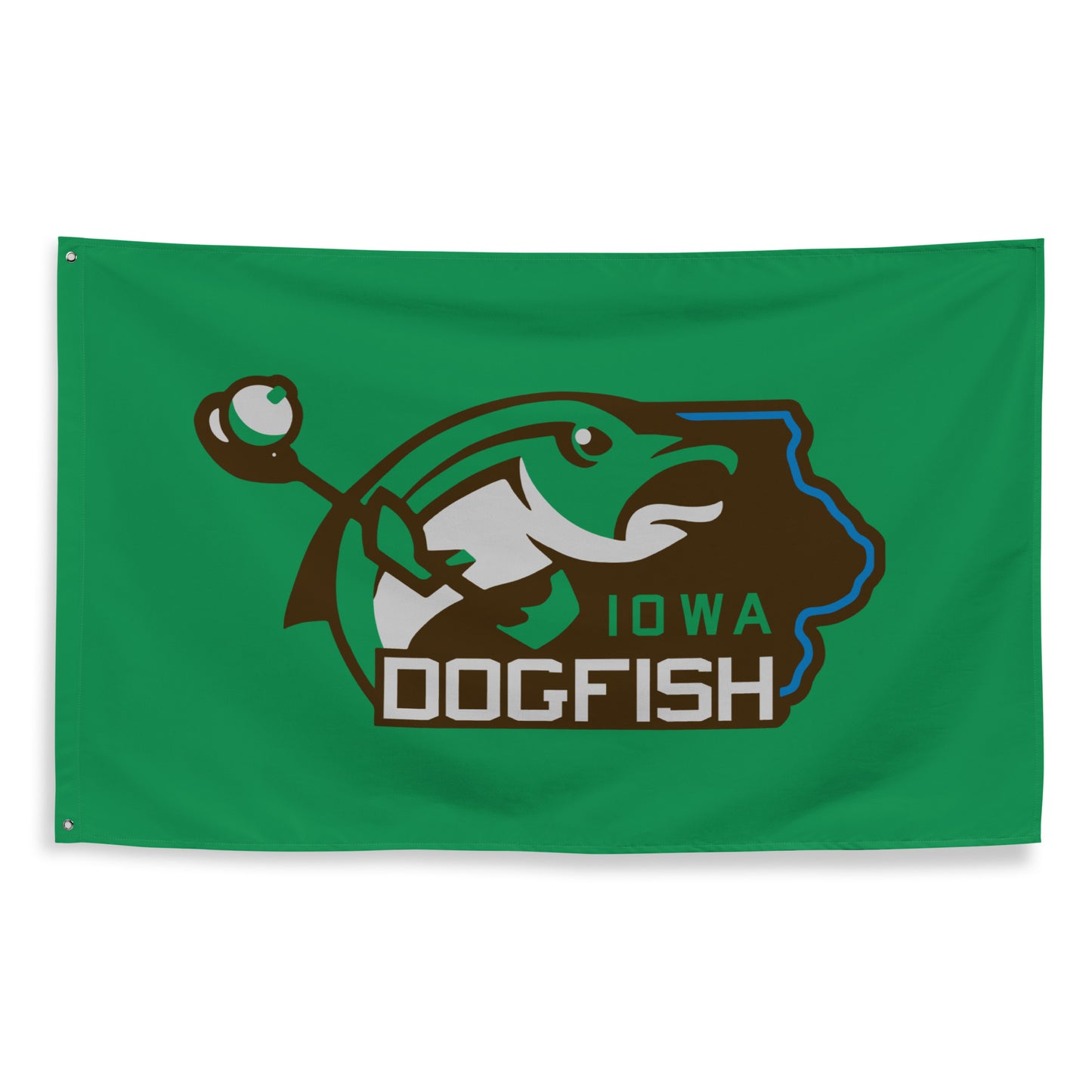 Iowa Dogfish Wall Flag (1 sided)
