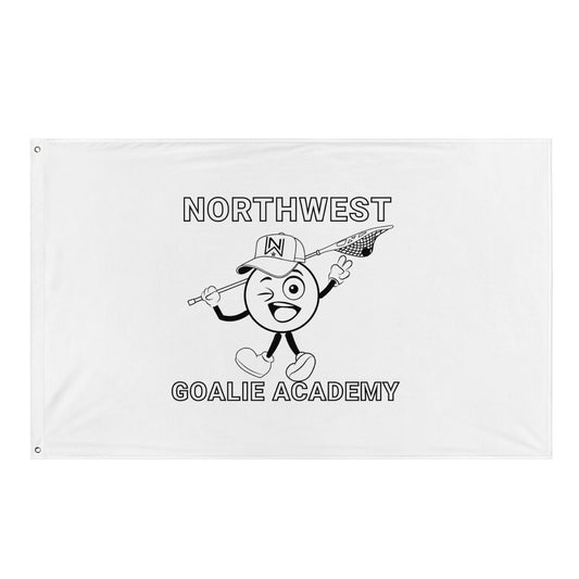 Northwest Goalie Academy Wall Flag (1 sided)