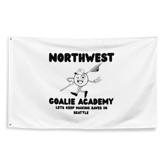Northwest Goalie Academy Wall Flag (1 sided)