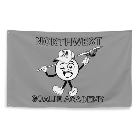 Northwest Goalie Academy Wall Flag (1 sided)