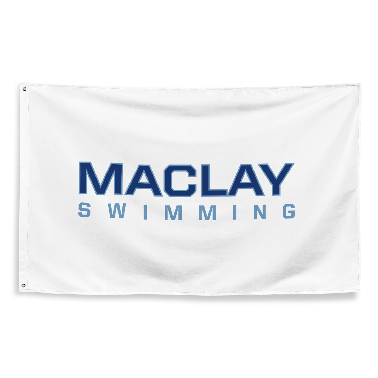 Maclay Swimming Wall Flag (1 sided)