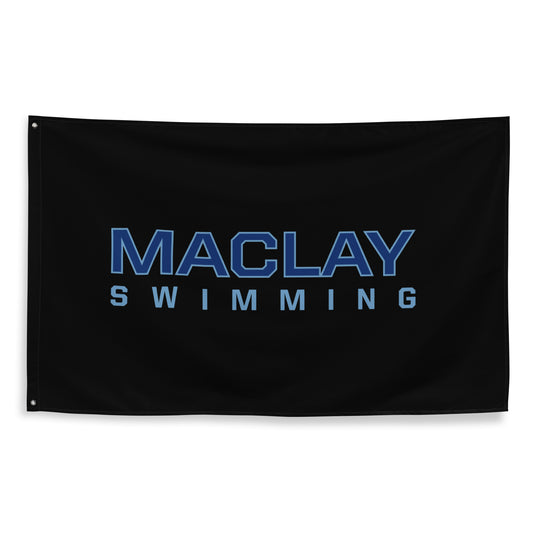 Maclay Swimming Wall Flag (1 sided)