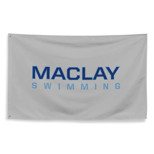 Maclay Swimming Wall Flag (1 sided)