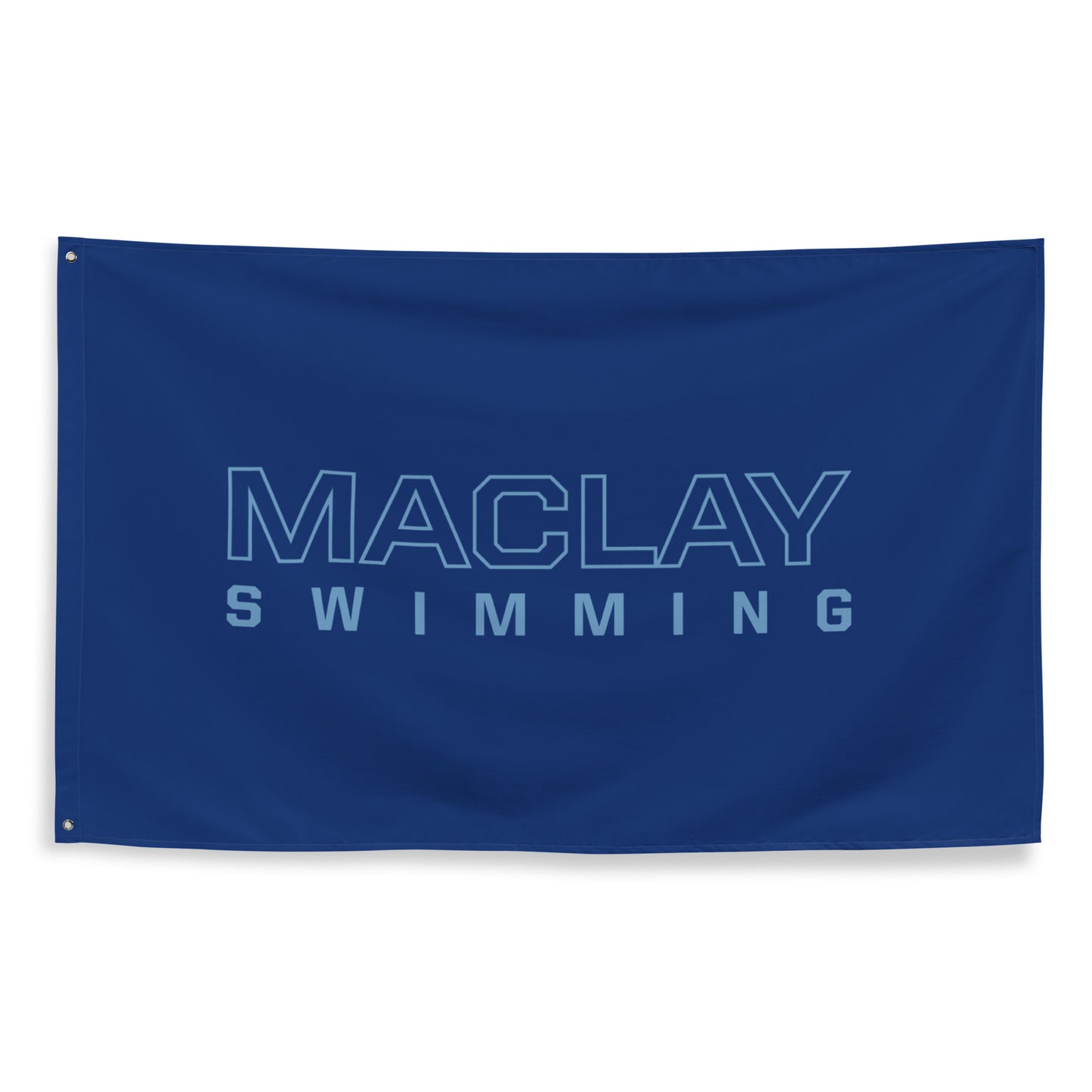 Maclay Swimming Wall Flag (1 sided)