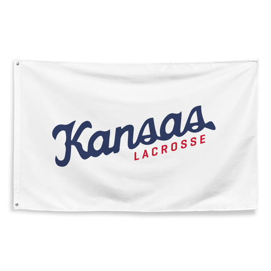 KU Club Lacrosse Wall Flag (1 sided)
