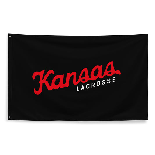 KU Club Lacrosse Wall Flag (1 sided)