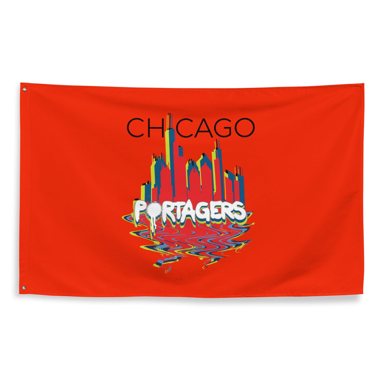 Chicago Portagers Wall Flag (1 sided)