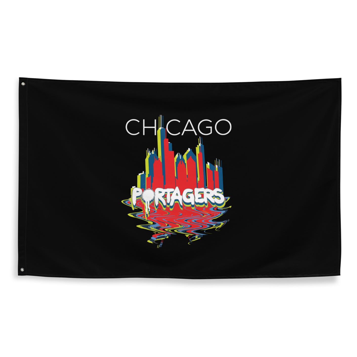 Chicago Portagers Wall Flag (1 sided)