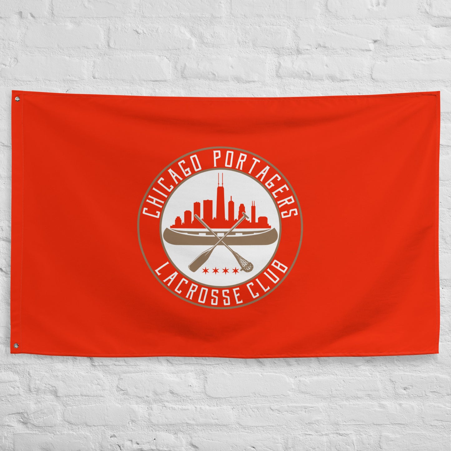 Chicago Portagers Wall Flag (1 sided)