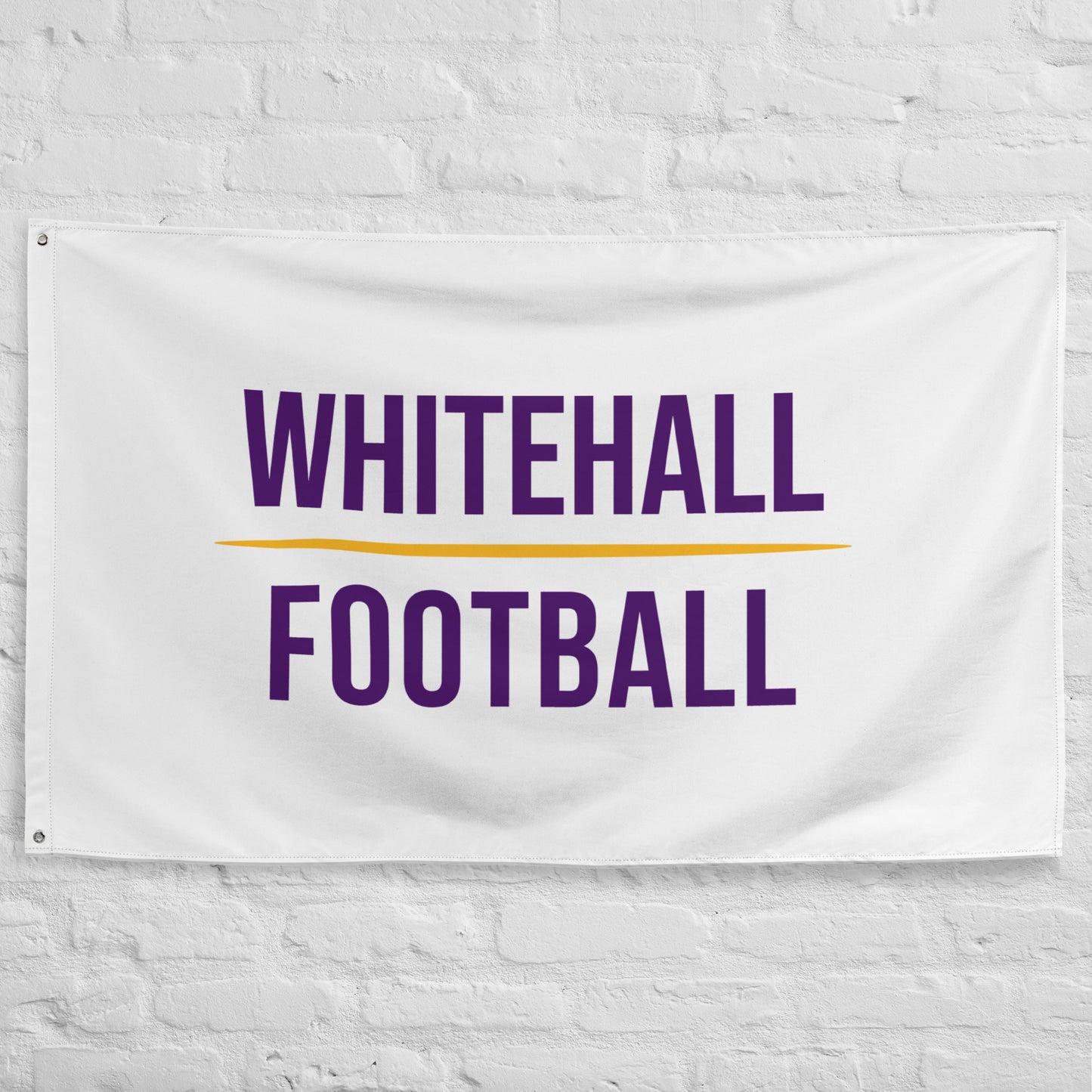 Whitehall Football Wall Flag (1 sided)