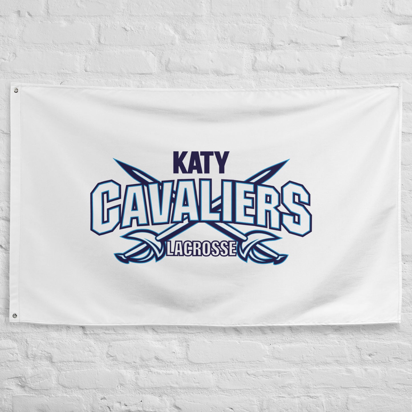 Cavaliers Lacrosse Wall Flag (1 sided)