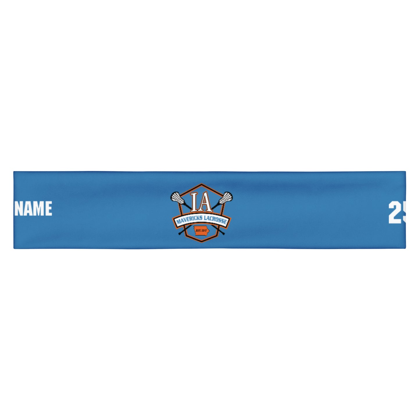 Iowa Mavericks Stretch Headband - Personalized