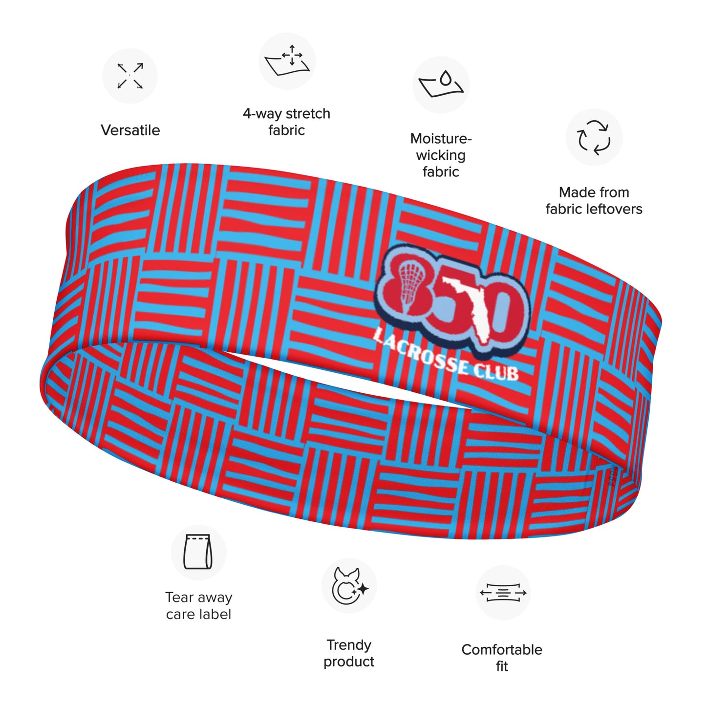 850 Lacrosse Stretch Headband