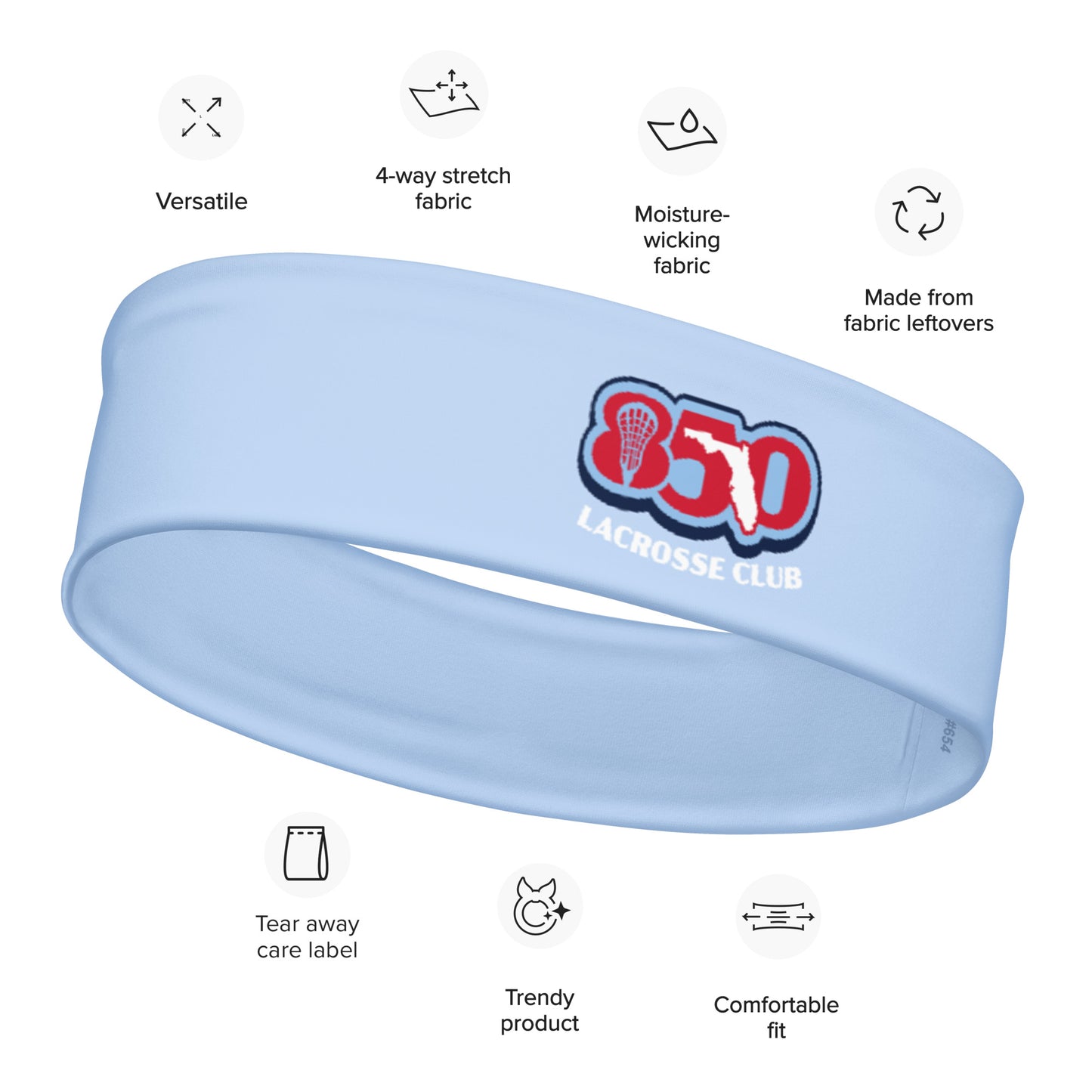850 Lacrosse Stretch Headband