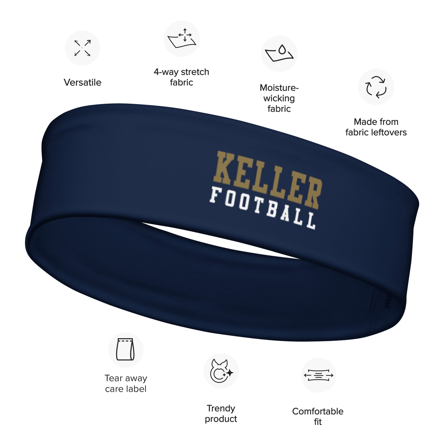 Keller Football Stretch Headband