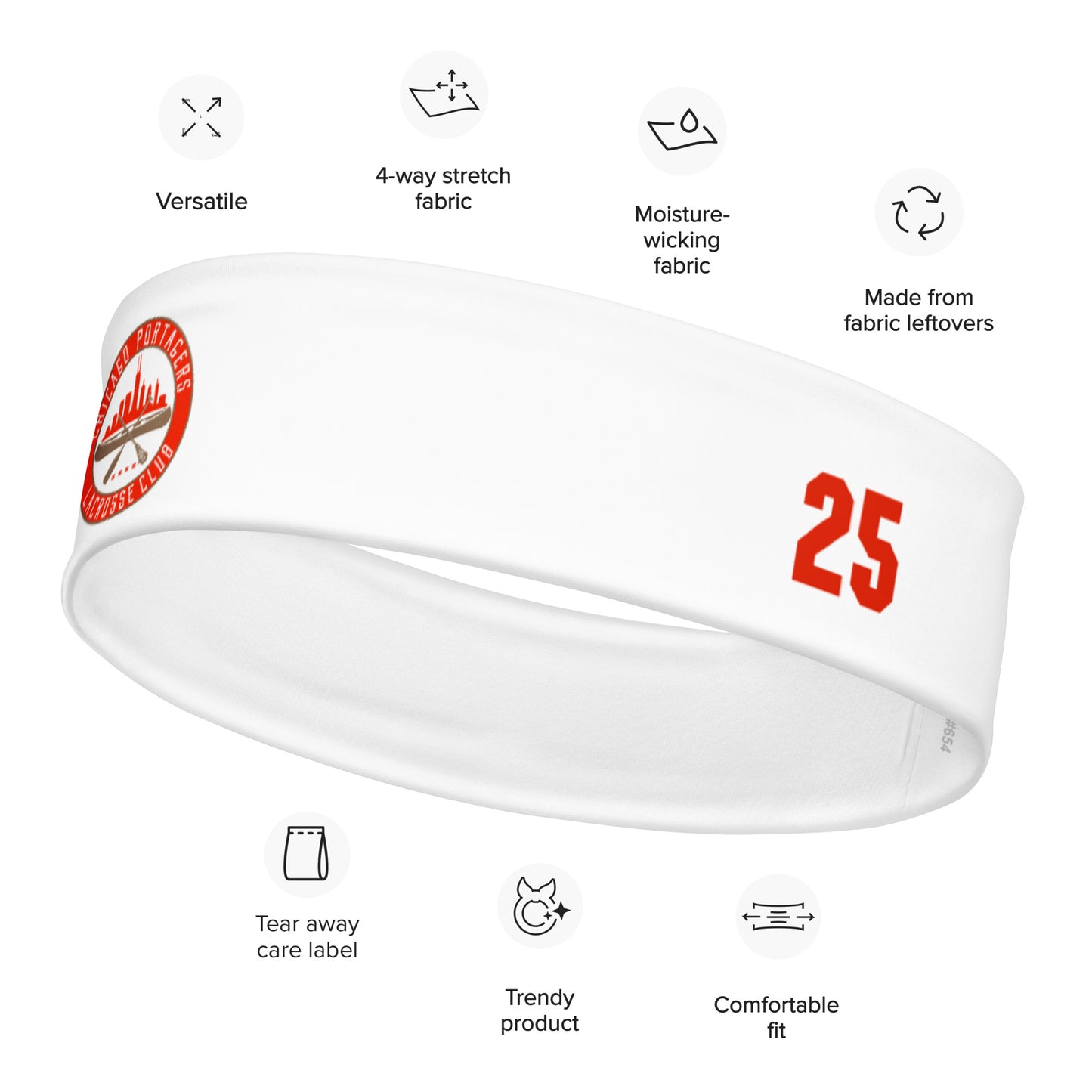 Personalizable - Chicago Portagers Stretch Headband