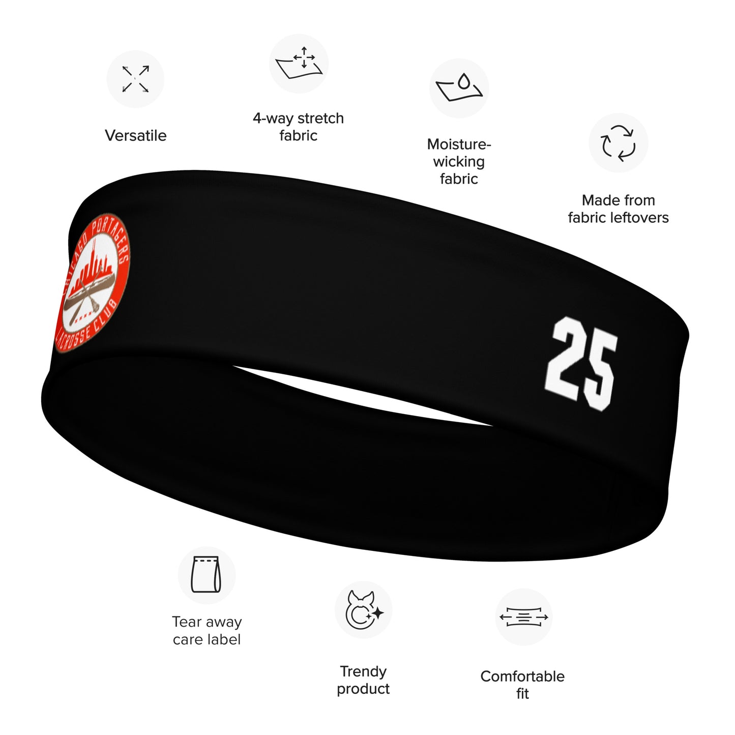 Personalizable - Chicago Portagers Stretch Headband