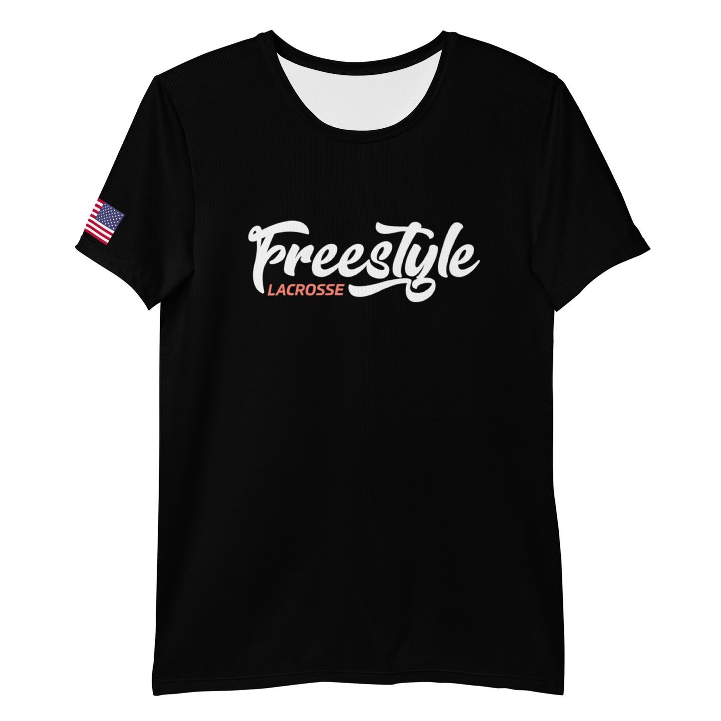 Adult Freestyle Lacrosse Athletic T-shirt