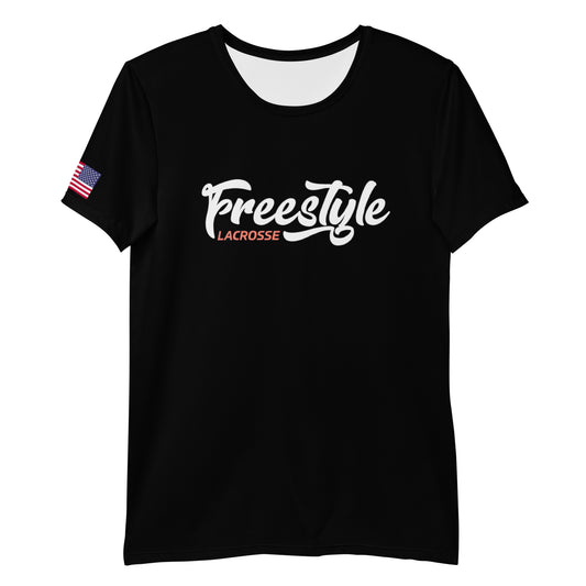 Adult Freestyle Lacrosse Athletic T-shirt