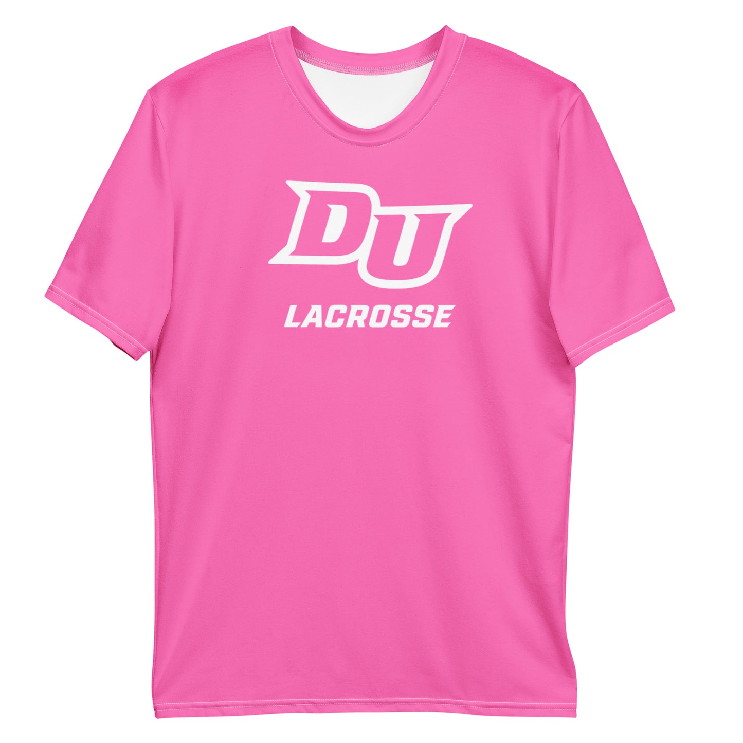 Adult Drury Lacrosse Premium Performance Shirt | Breast Cancer Awareness