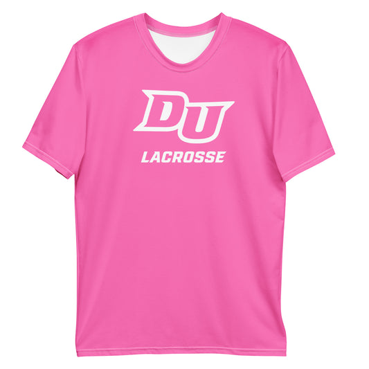 Adult Drury Lacrosse Premium Performance Shirt | Breast Cancer Awareness