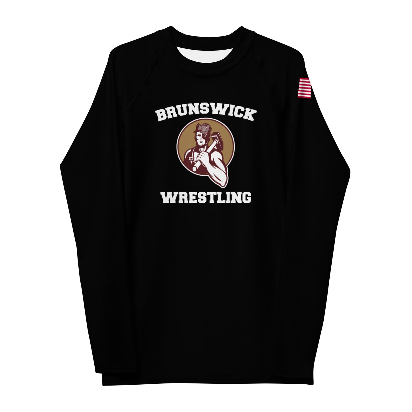 Adult BJR Wrestling Long Sleeve Rash Guard