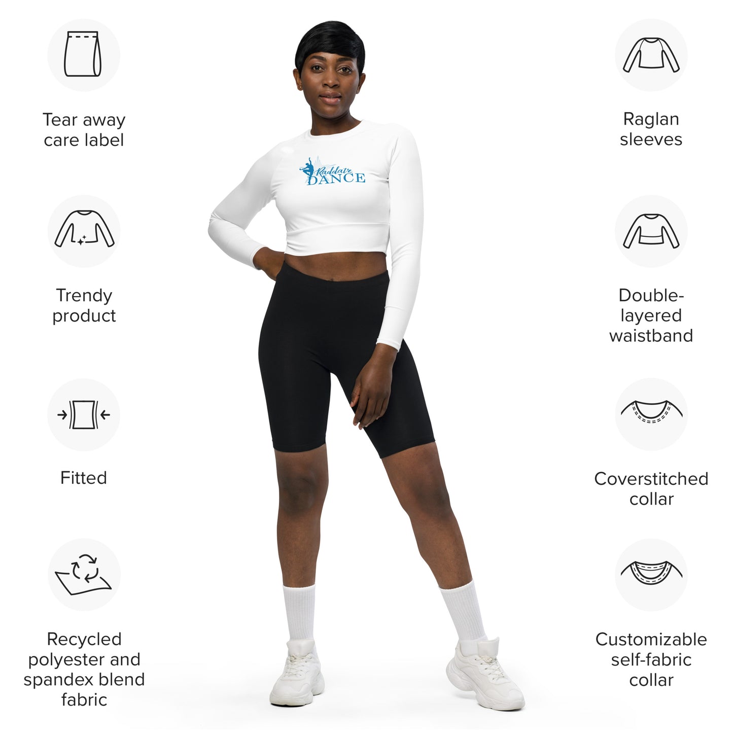 Women's Raddatz Dance Performance Cropped Long Sleeve