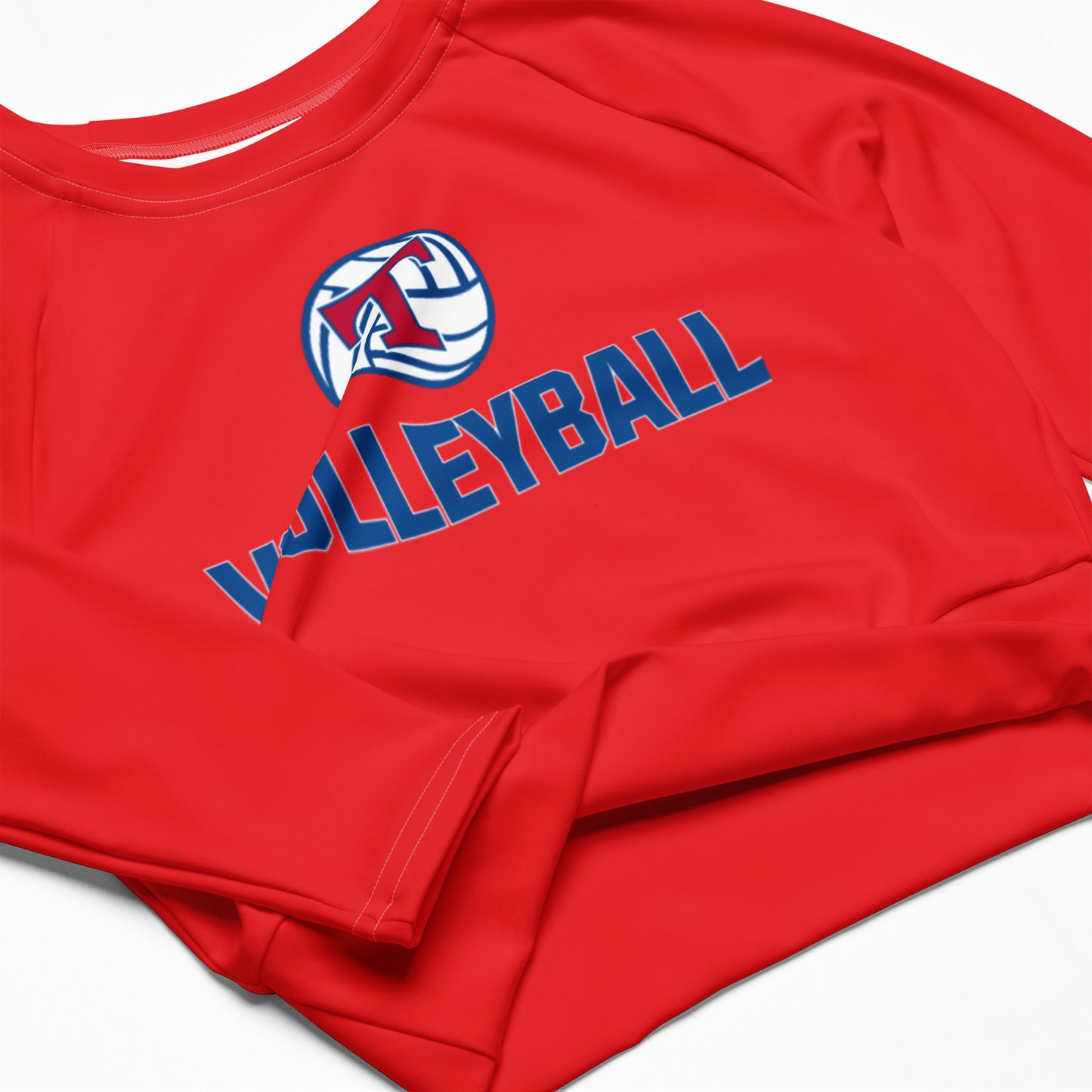 Women's TMHS Volleyball Performance Cropped Long Sleeve