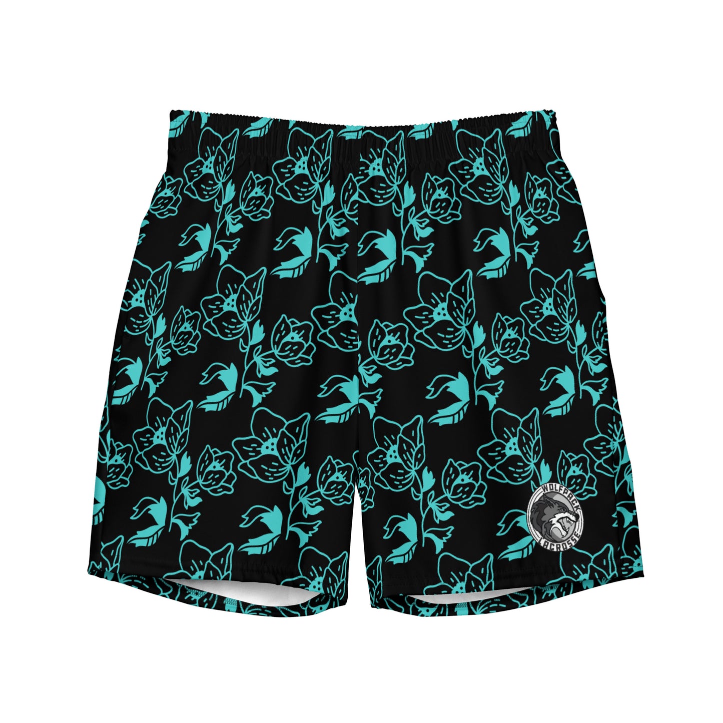 Adult Wolfpack Lacrosse Swim Trunks