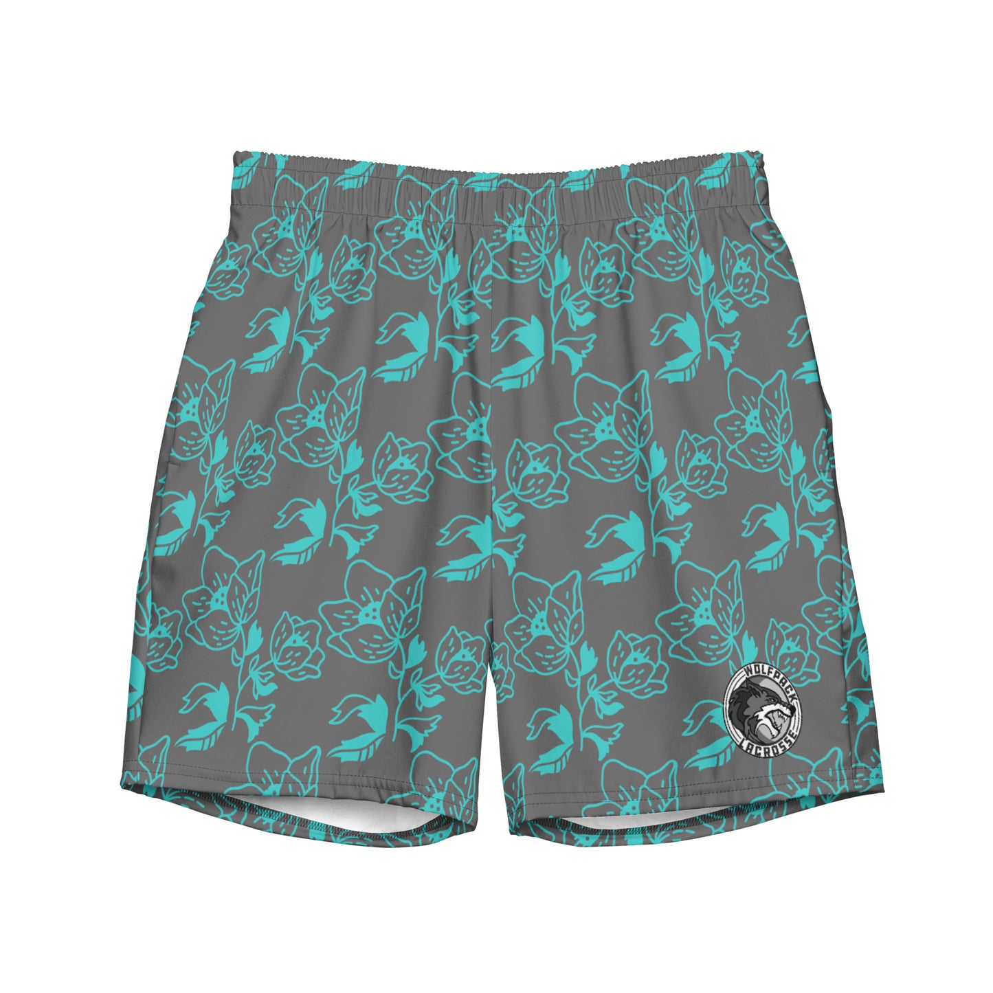 Adult Wolfpack Lacrosse Swim Trunks