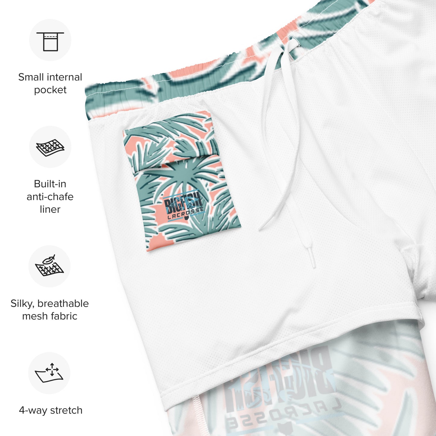 Adult Big Fish Lacrosse Swim Trunks