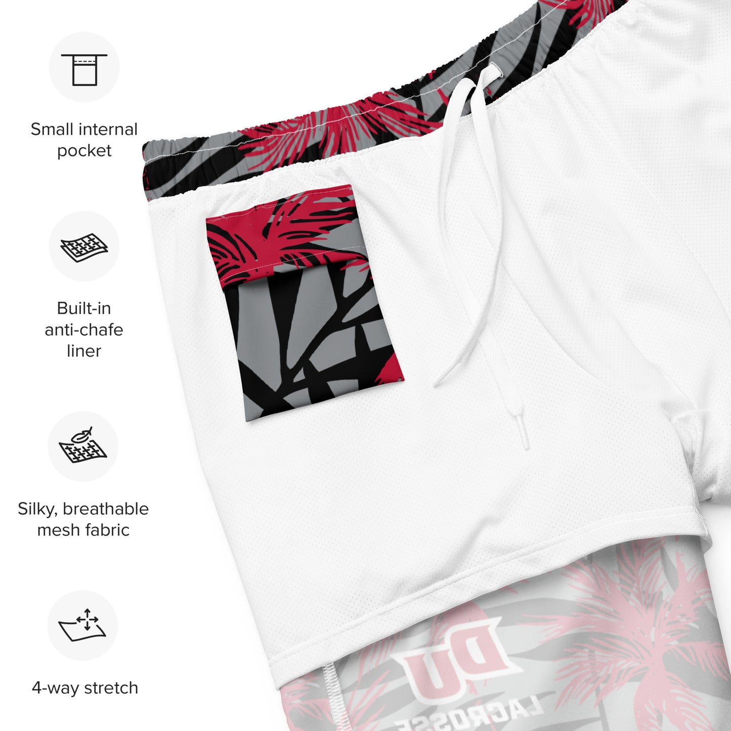Men's Drury Lacrosse Swim Trunks