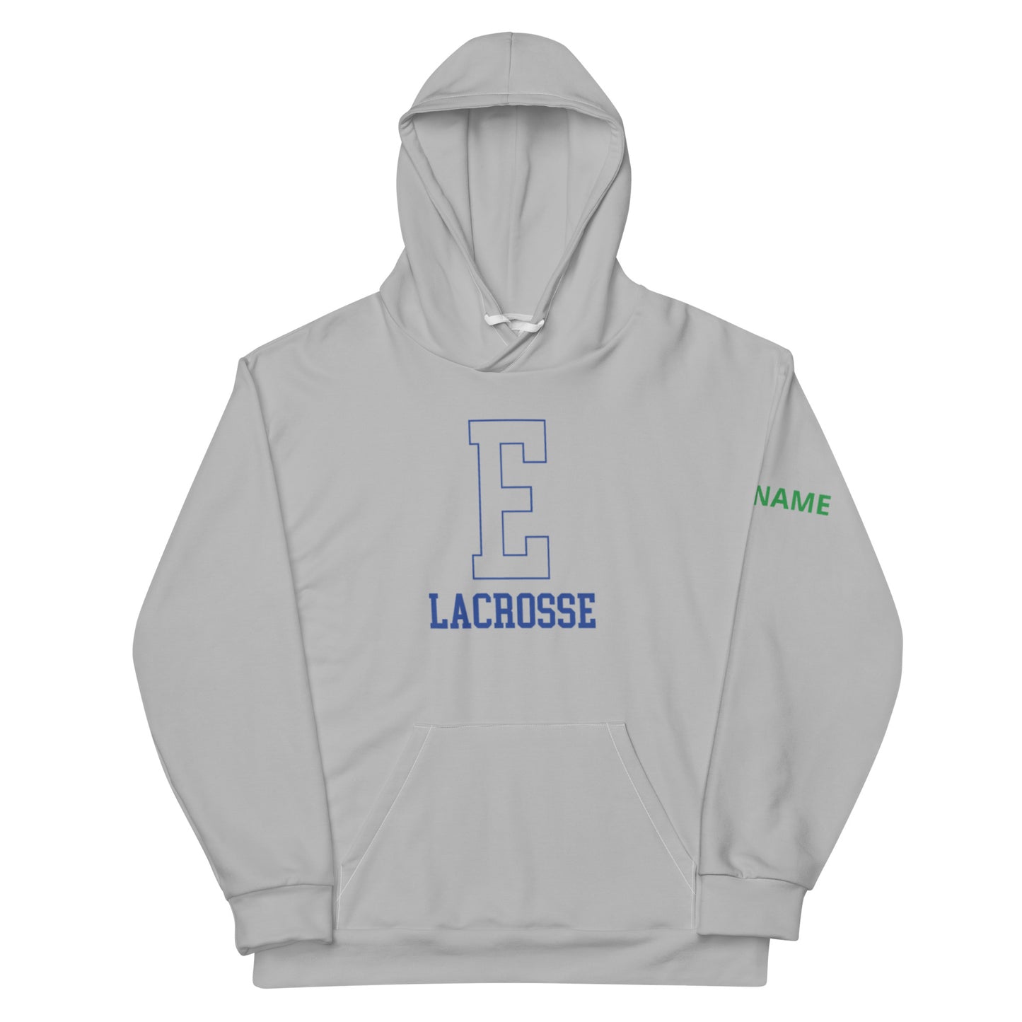 Adult Eagan Lacrosse Premium Performance Hoodie - Personalized